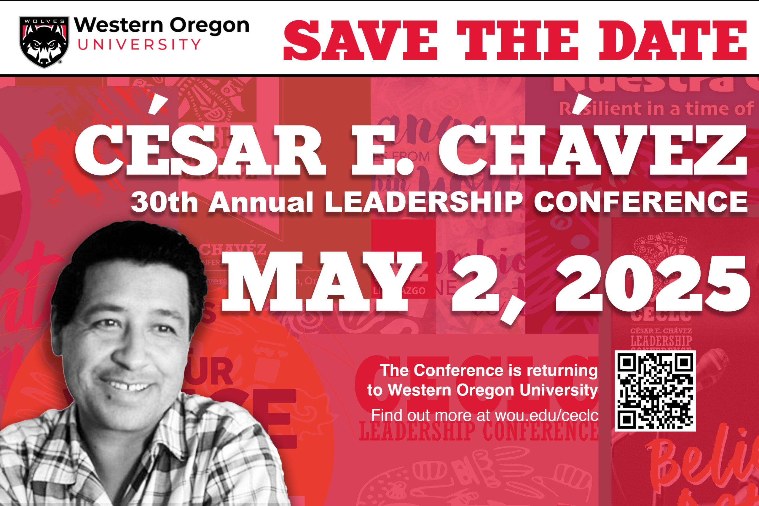 CesarEChavez Save the Date for Cesar E. Chavez Leadership Conference on May 2nd, 2025
