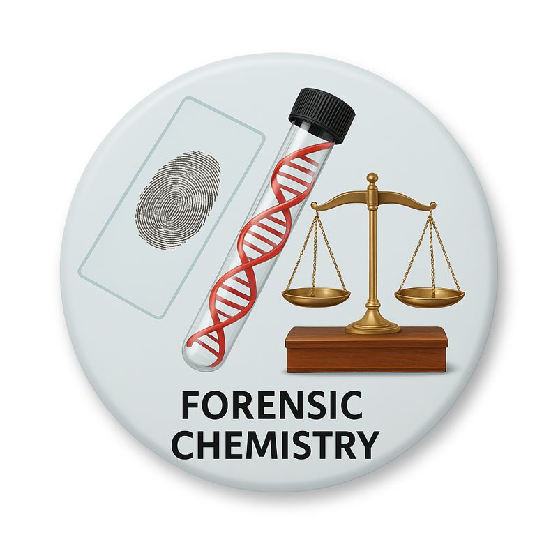 Forensic Chemistry button leads to forensic chemistry page when clicked