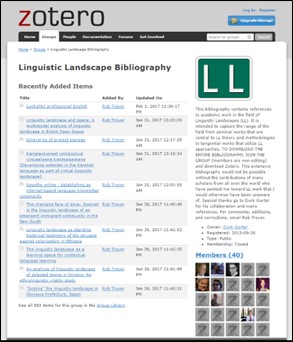 Linguistic Landscape Bibliography image