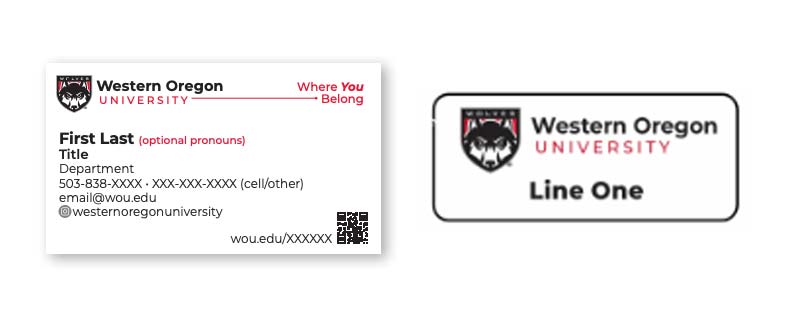 business-card-and-name-badge WOU PP templates