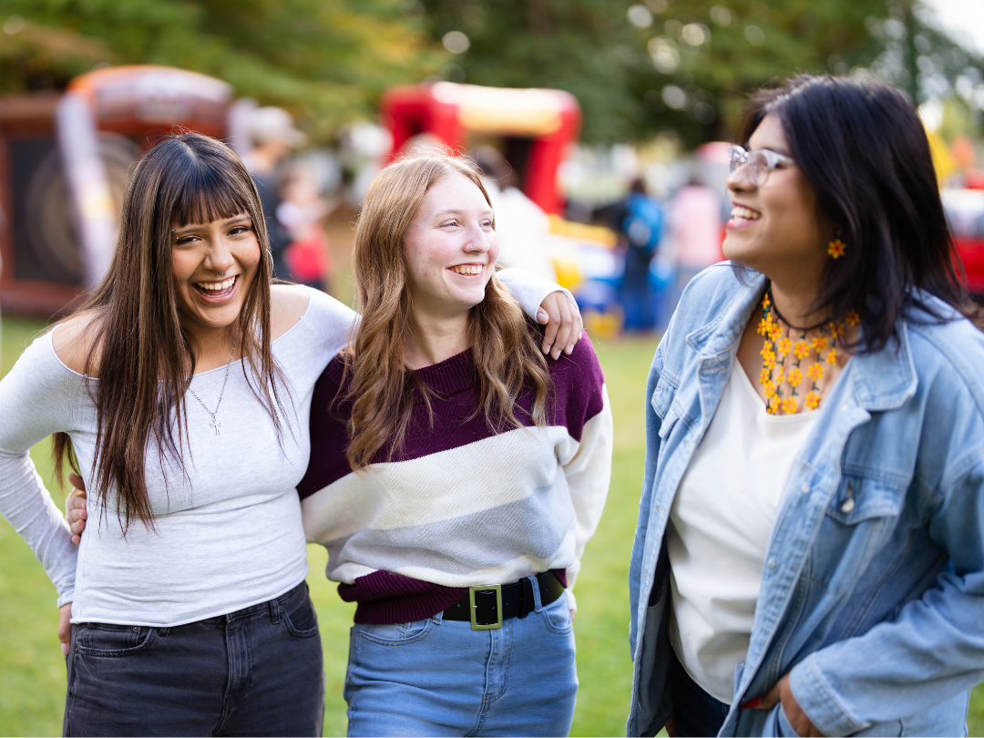 Winter Honor Roll PR Image of 3 women laughing and smiling