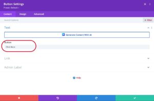 screenshot of module highlighting
