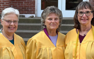 Three college alumni