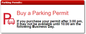 Red WOU Portal Module with the text,