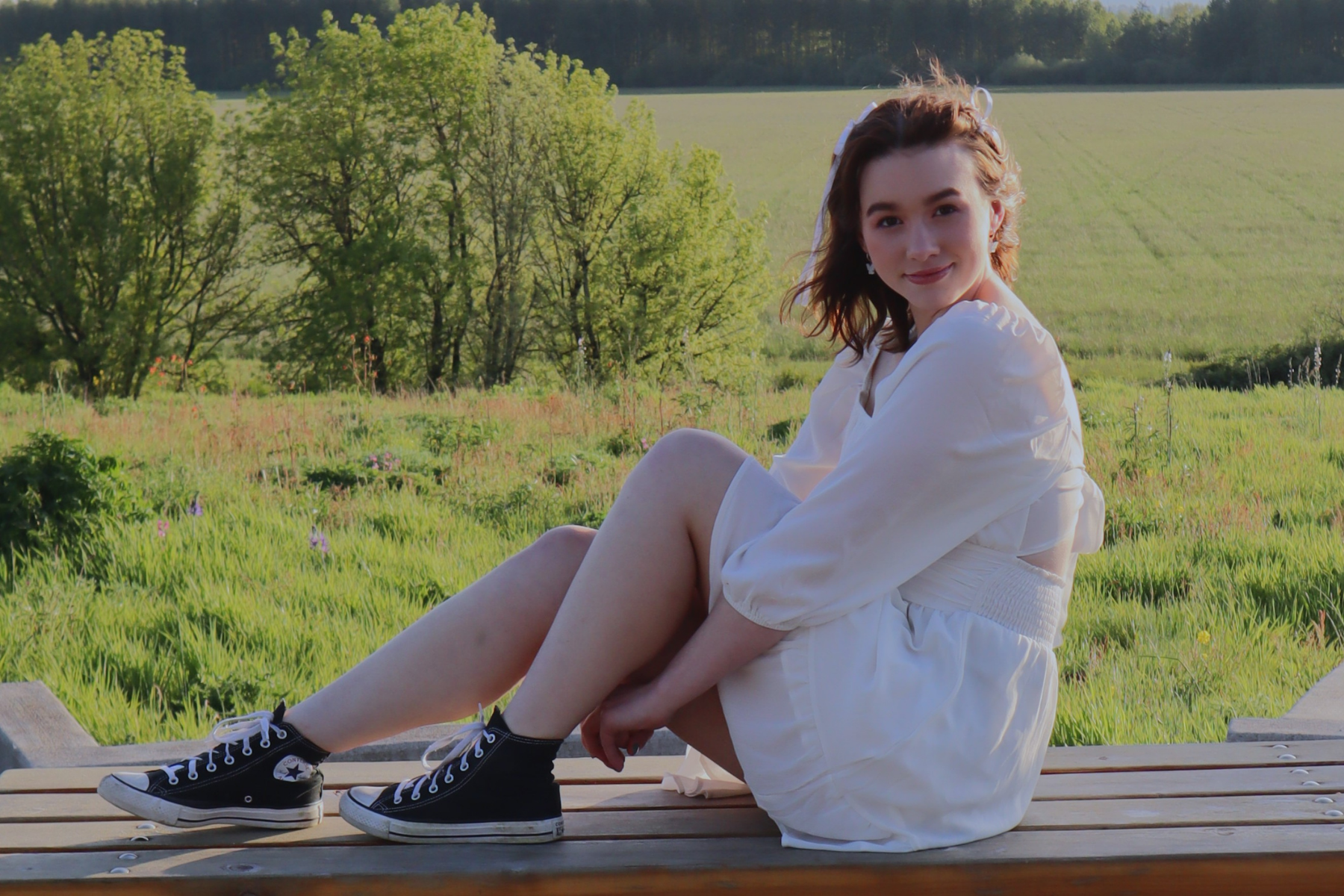 Imogene S - WOU Crew woman smiling in the outdoors