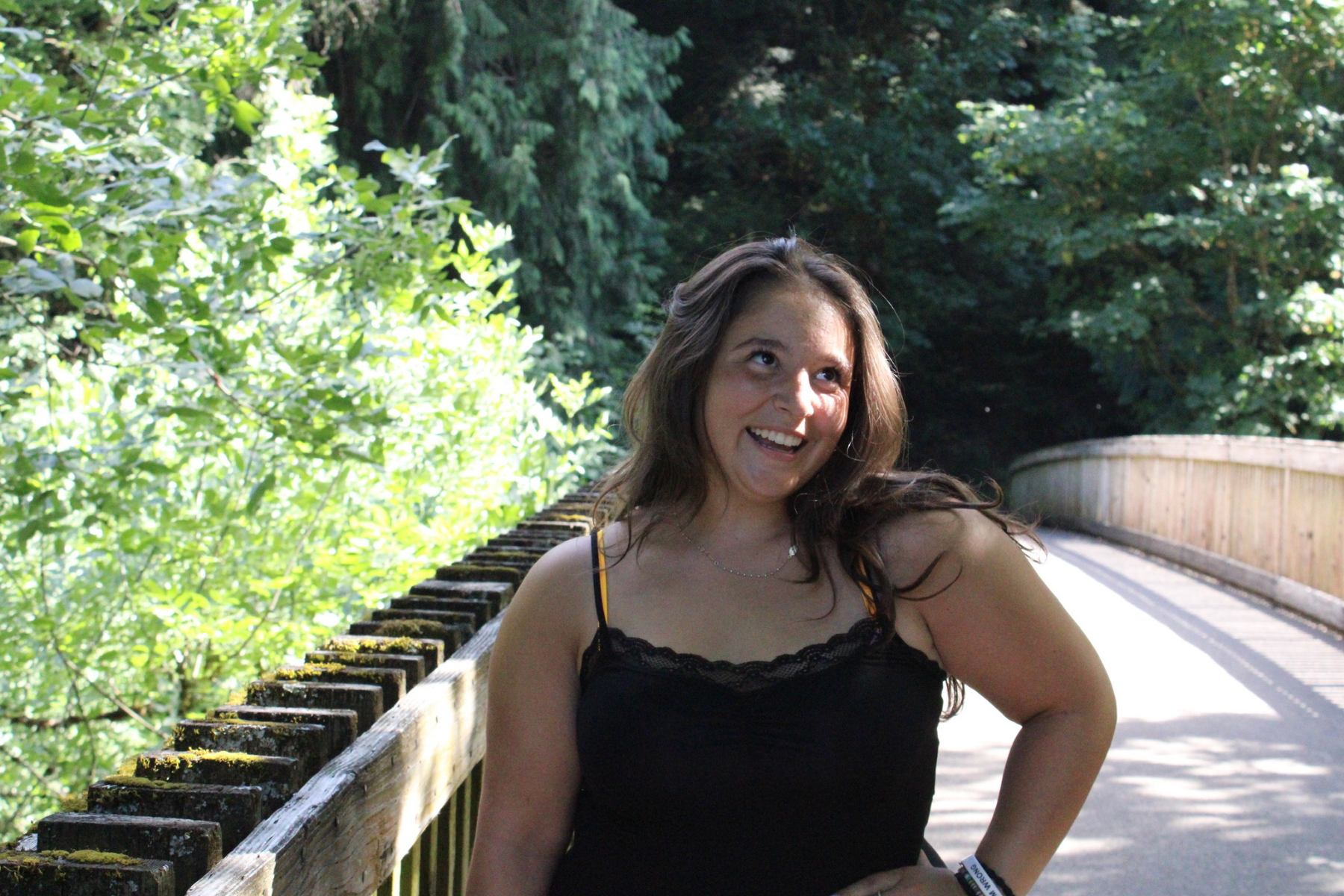 Makayla W - WOU Crew, DWPA woman smiling in the outdoors