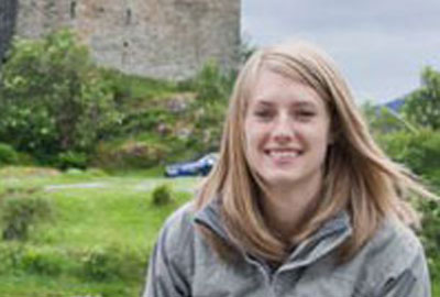 woman smiling in the outdoors
