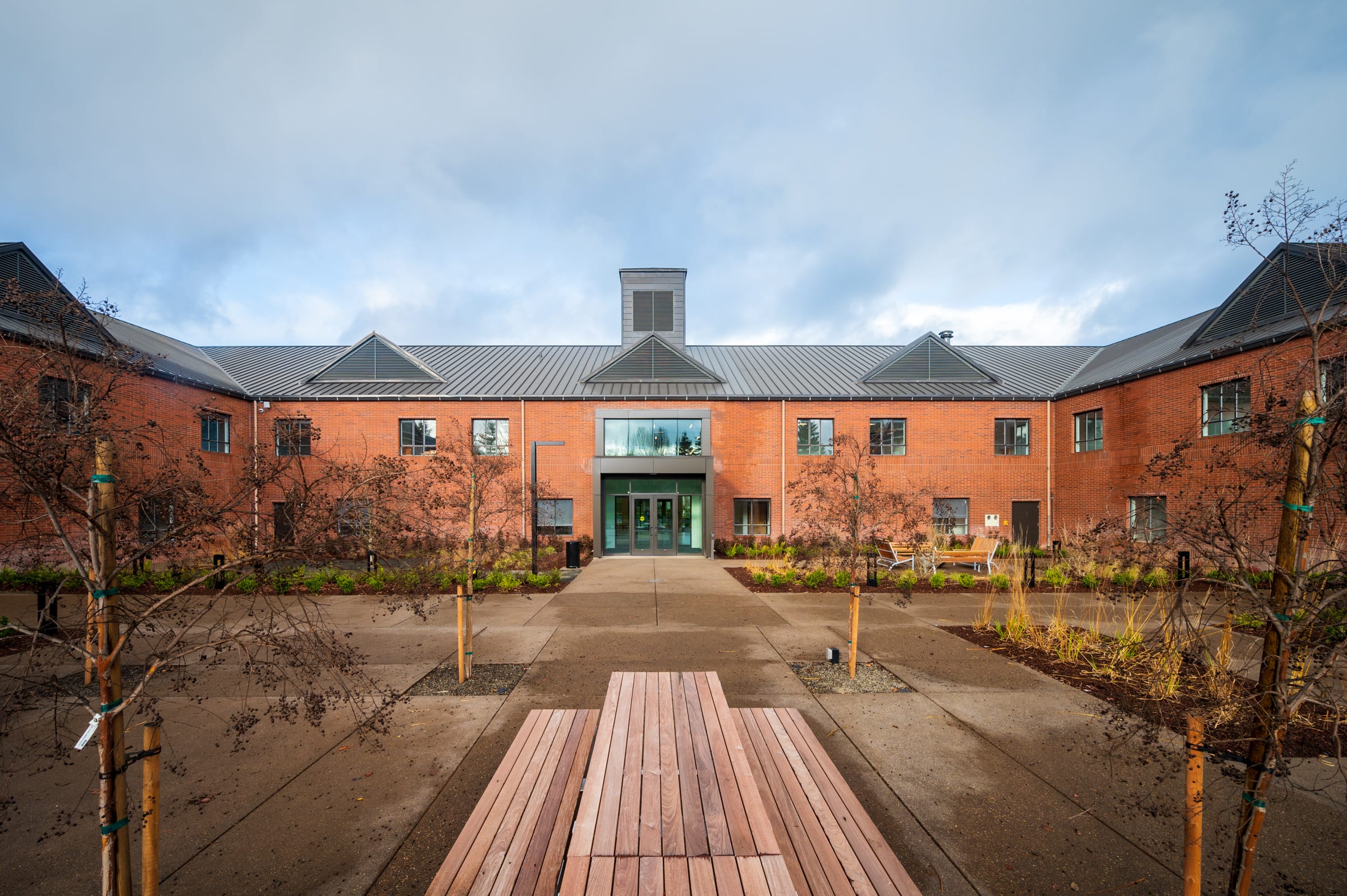 Welcome Center Building on Western Oregon Universities Campus