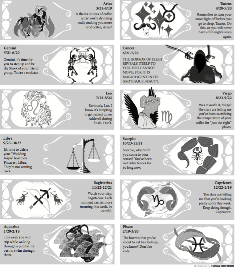This week in completely made up horoscopes