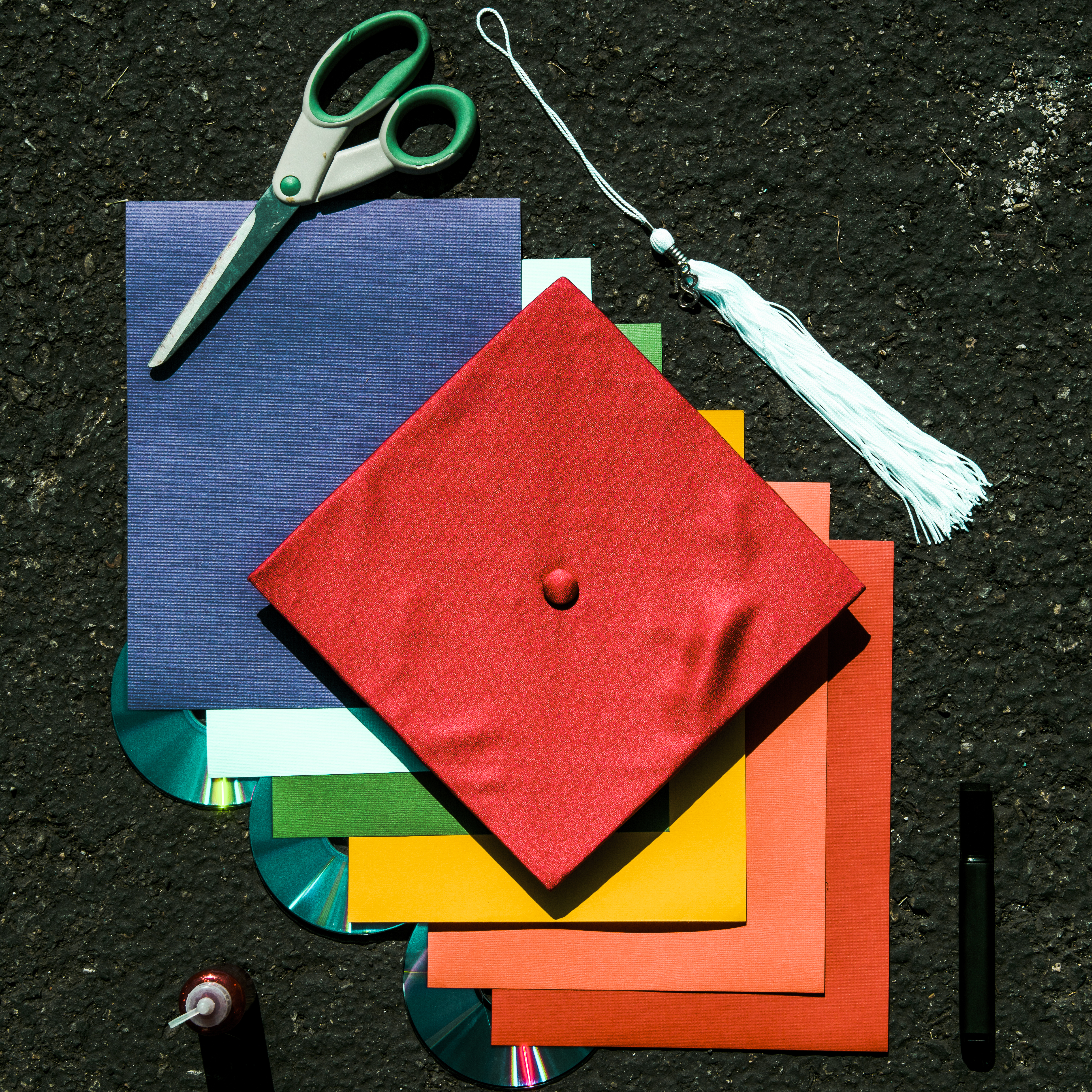 Getting crafty with grad caps