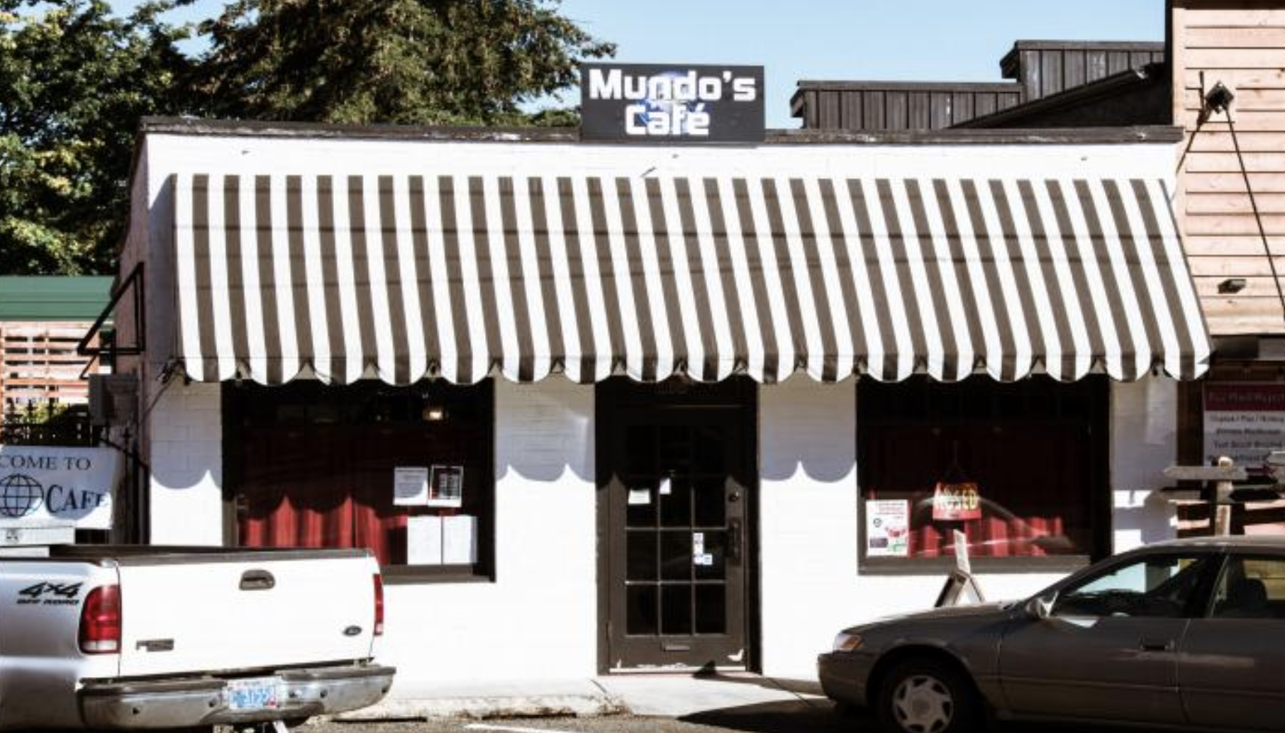 Getting served at Mundo’s Cafe