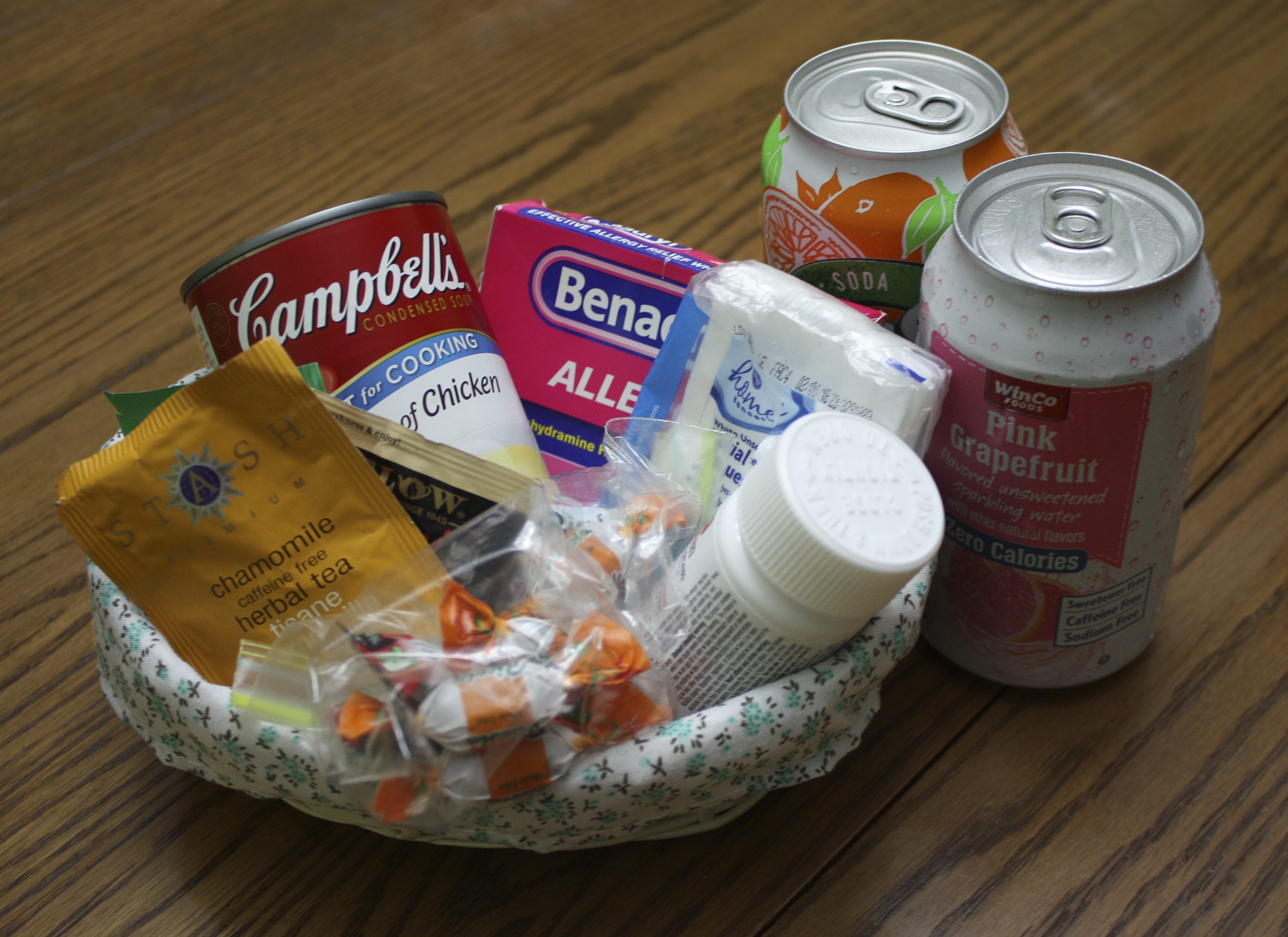 A sick care package to prevent illness during winter