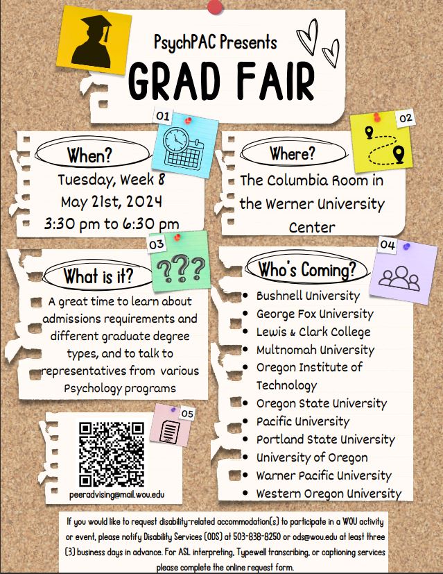 Psychology grad school fair