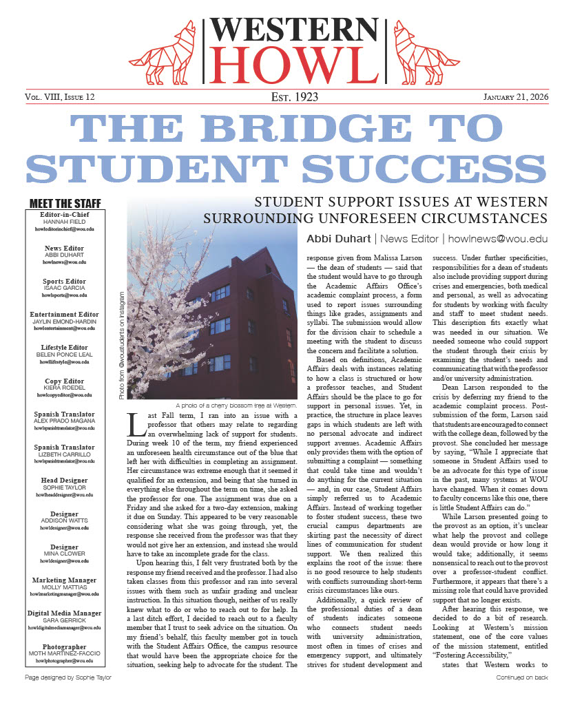 Western Howl Vol. VII, Issue 29 - June 4, 2025