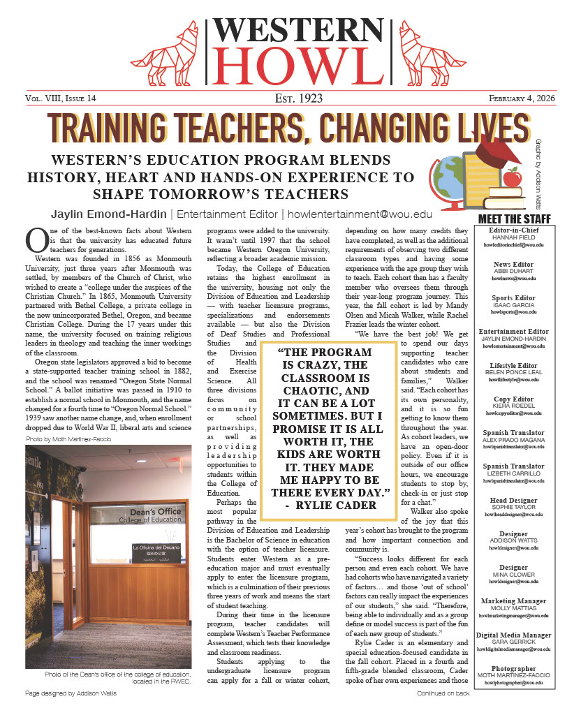 Western Howl Vol. VII, Issue 29 - June 4, 2025