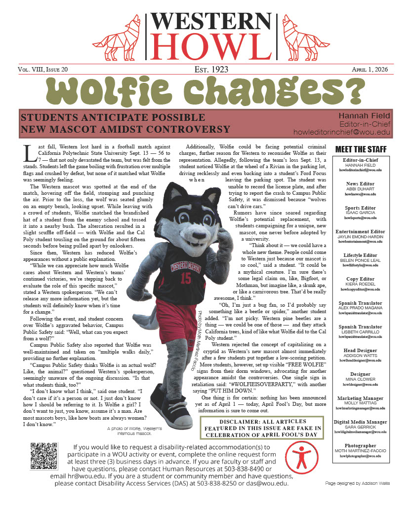 Western Howl Vol. VII, Issue 29 - June 4, 2025