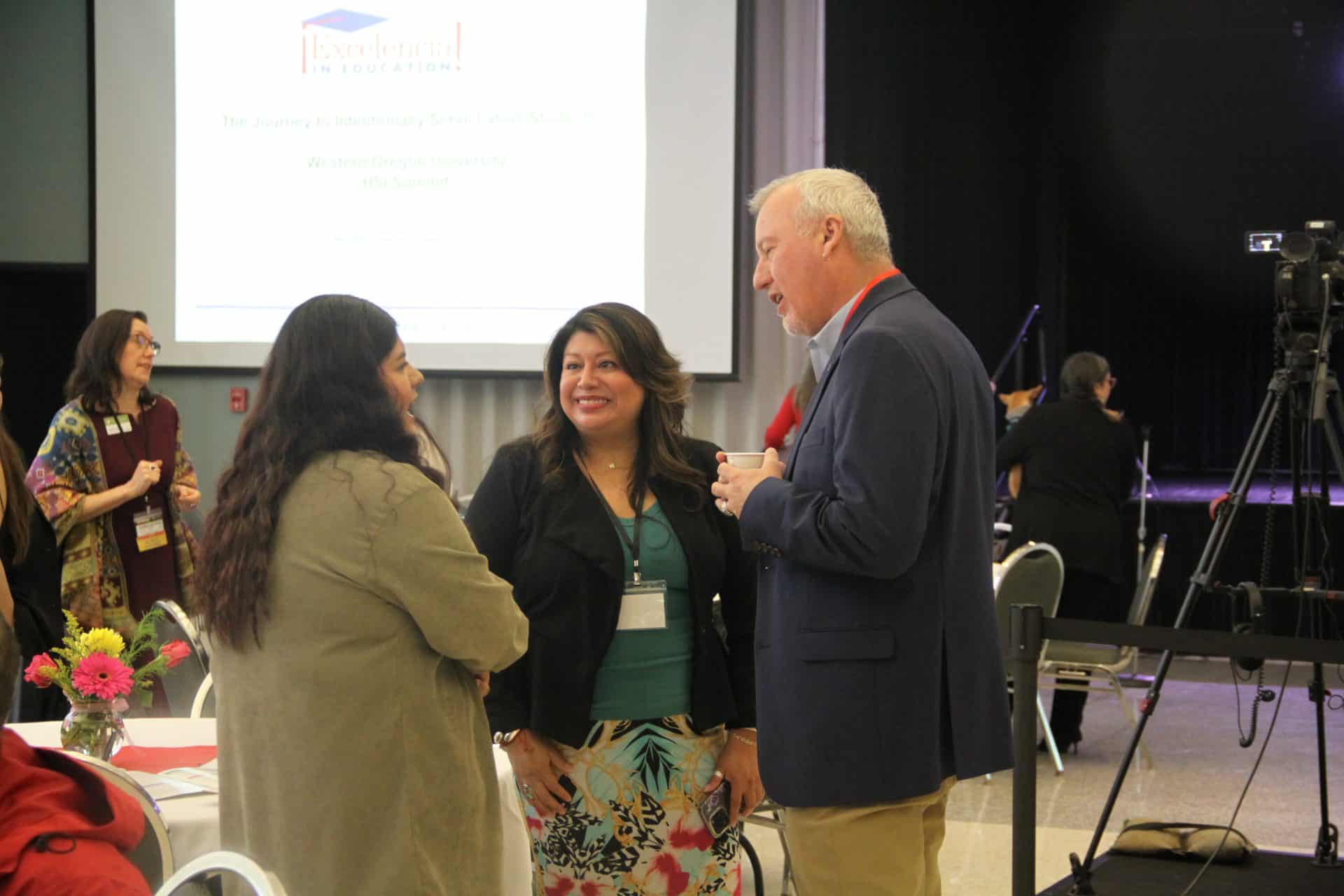 Jesse Peters talking at Hispanic-Serving Institution Summit Jesse Peters talking at Hispanic-Serving Institution Summit