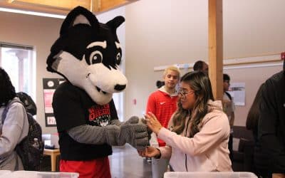 Students collaborate with community partners to create care packages for foster children