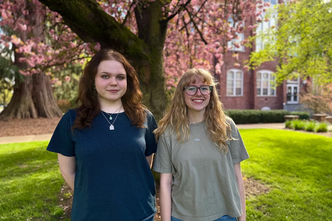 Loie Bunse Prize for Nature Writers winners Malia Vican and Sadie Latimer