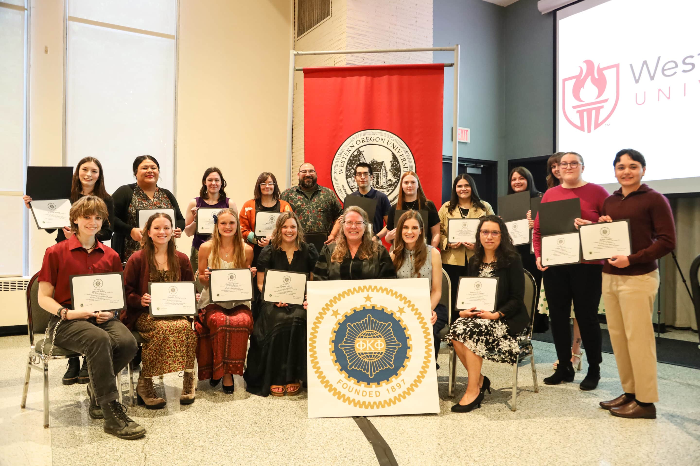 Phi Kappa Phi inductees