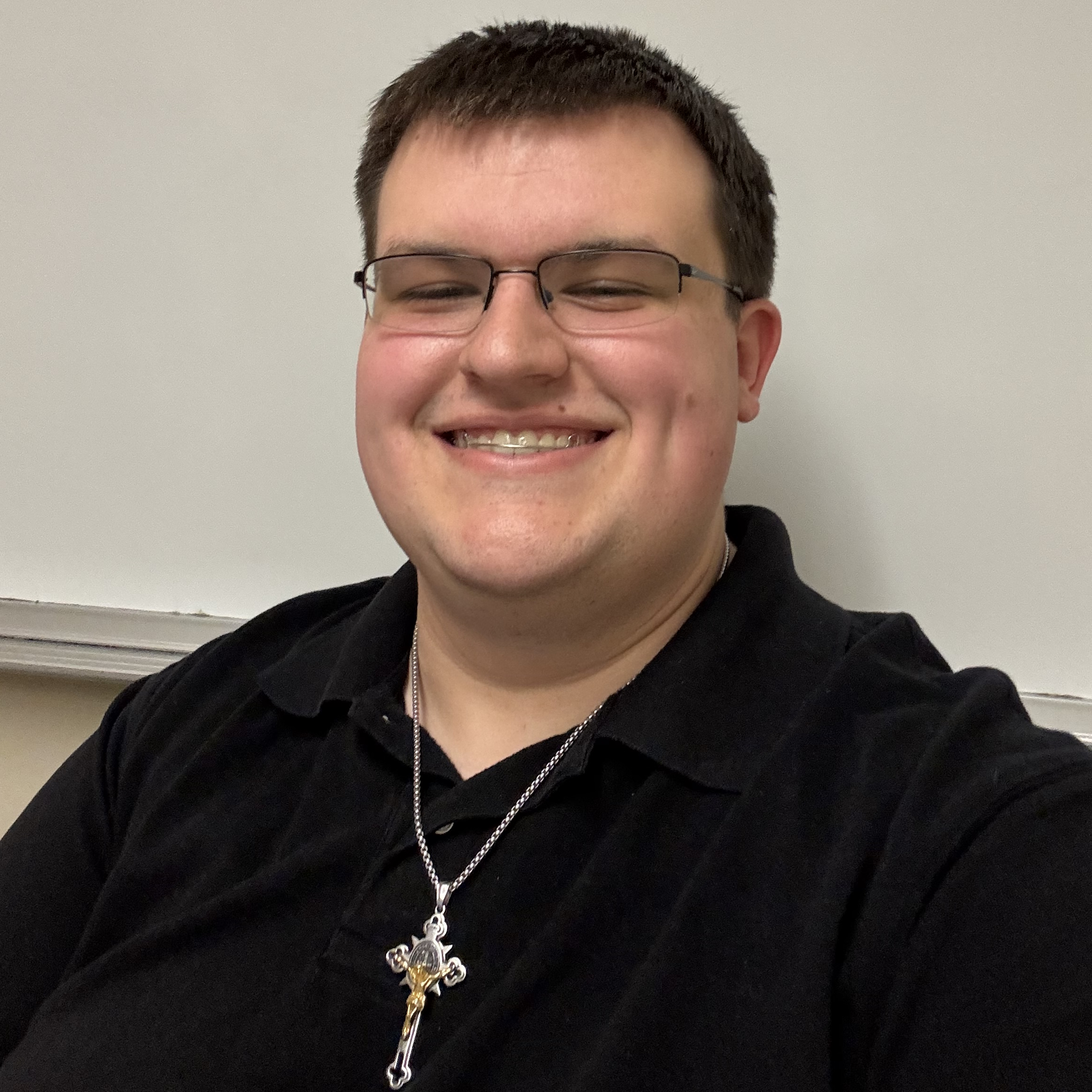 Smiling young man.