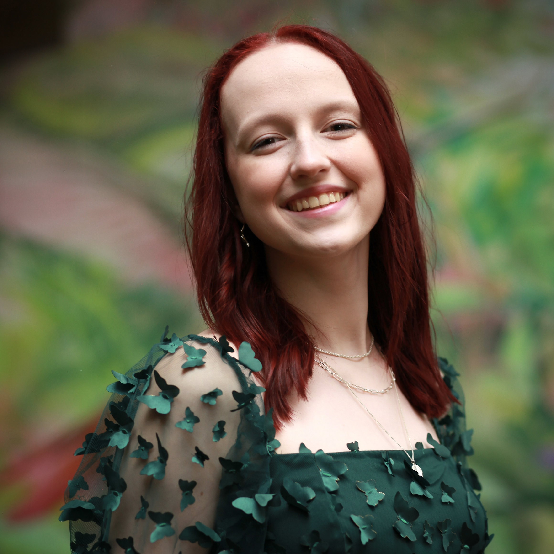 Smiling young woman.